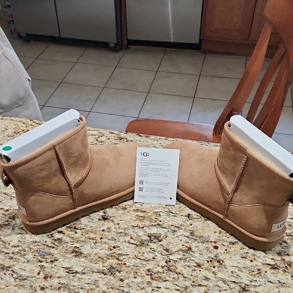 UGG Tan Ankle Boots - Picture 2 of 8